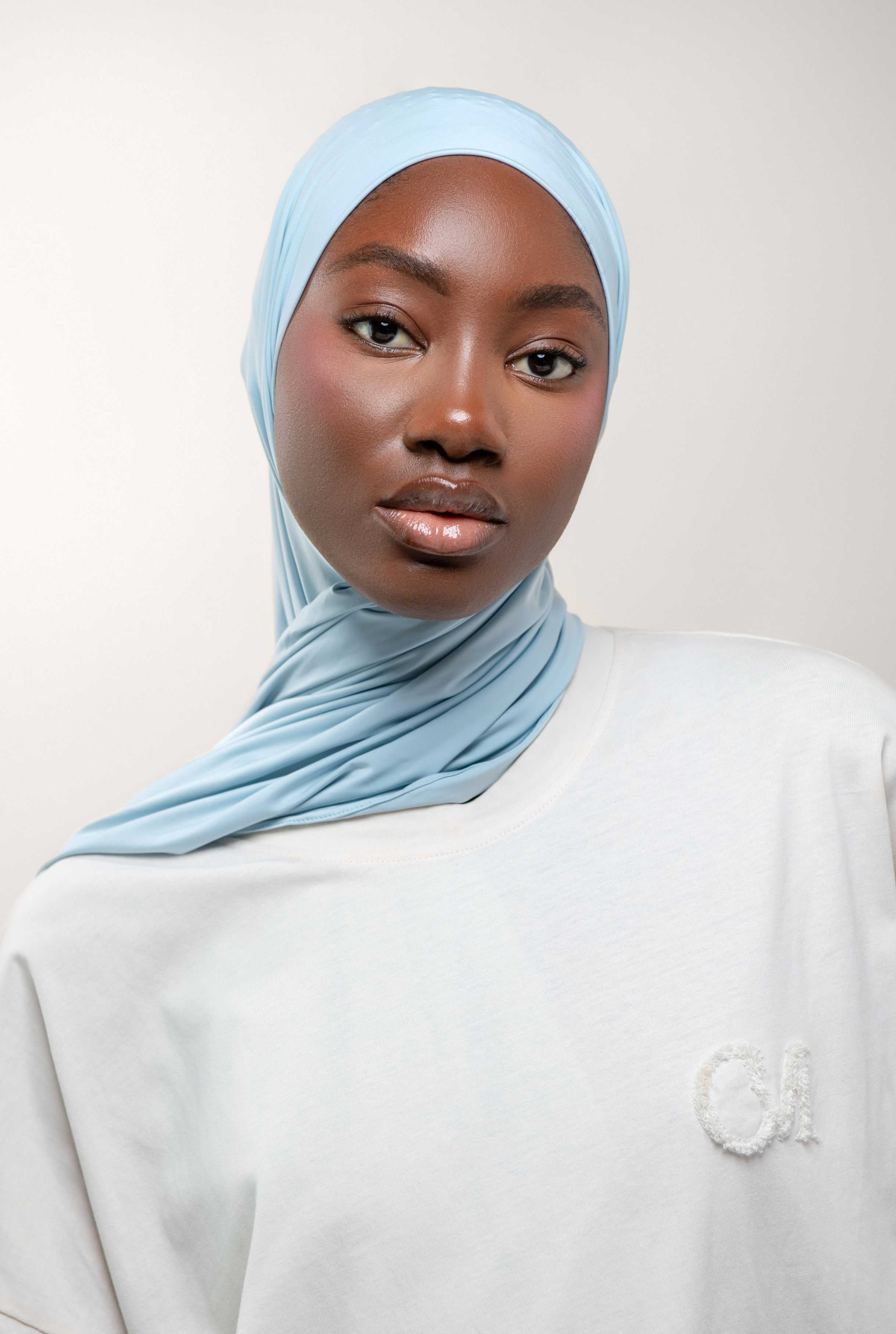 SILK JERSEY - BLEU PASTEL