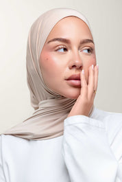 SILK JERSEY BEIGE
