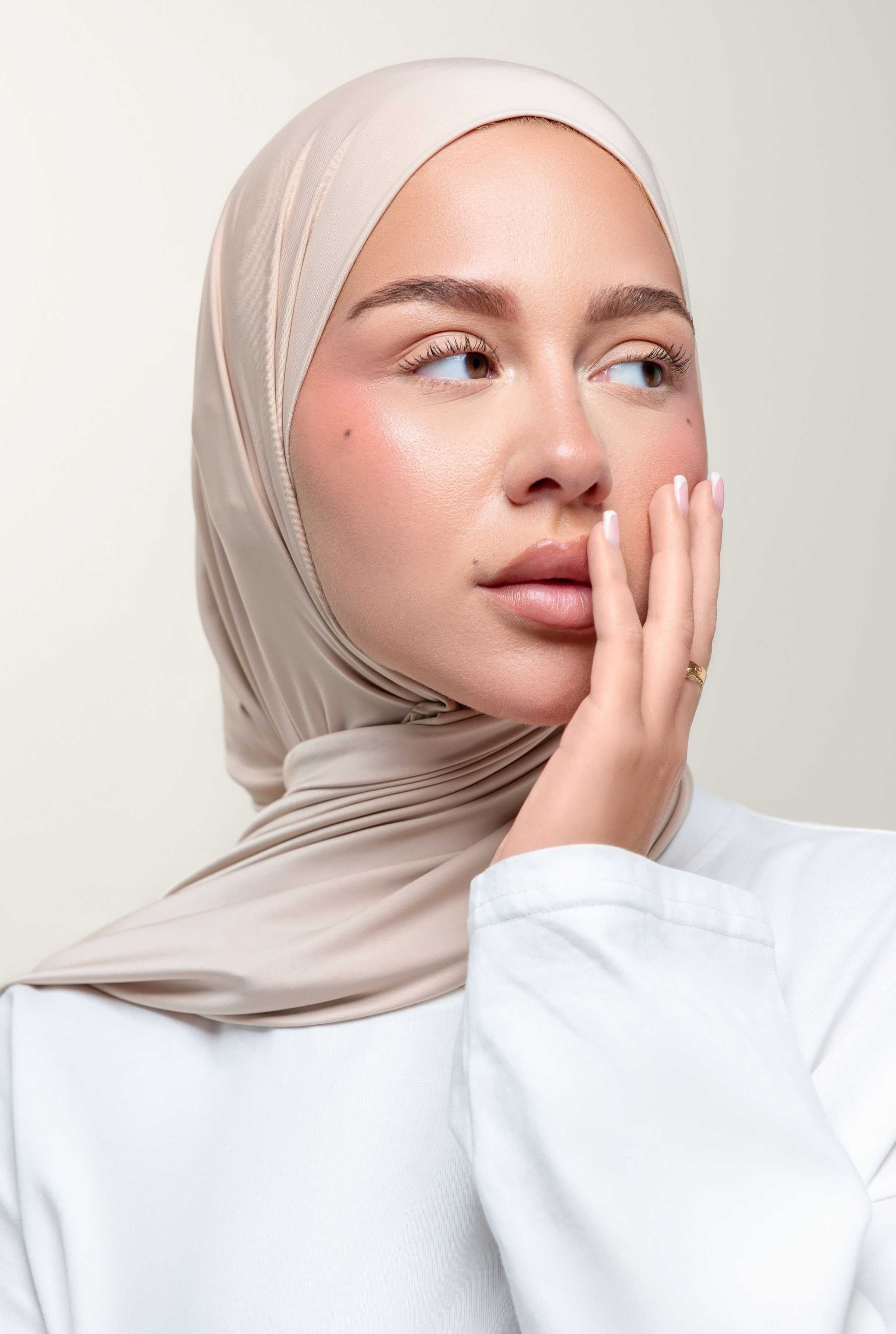 SILK JERSEY BEIGE