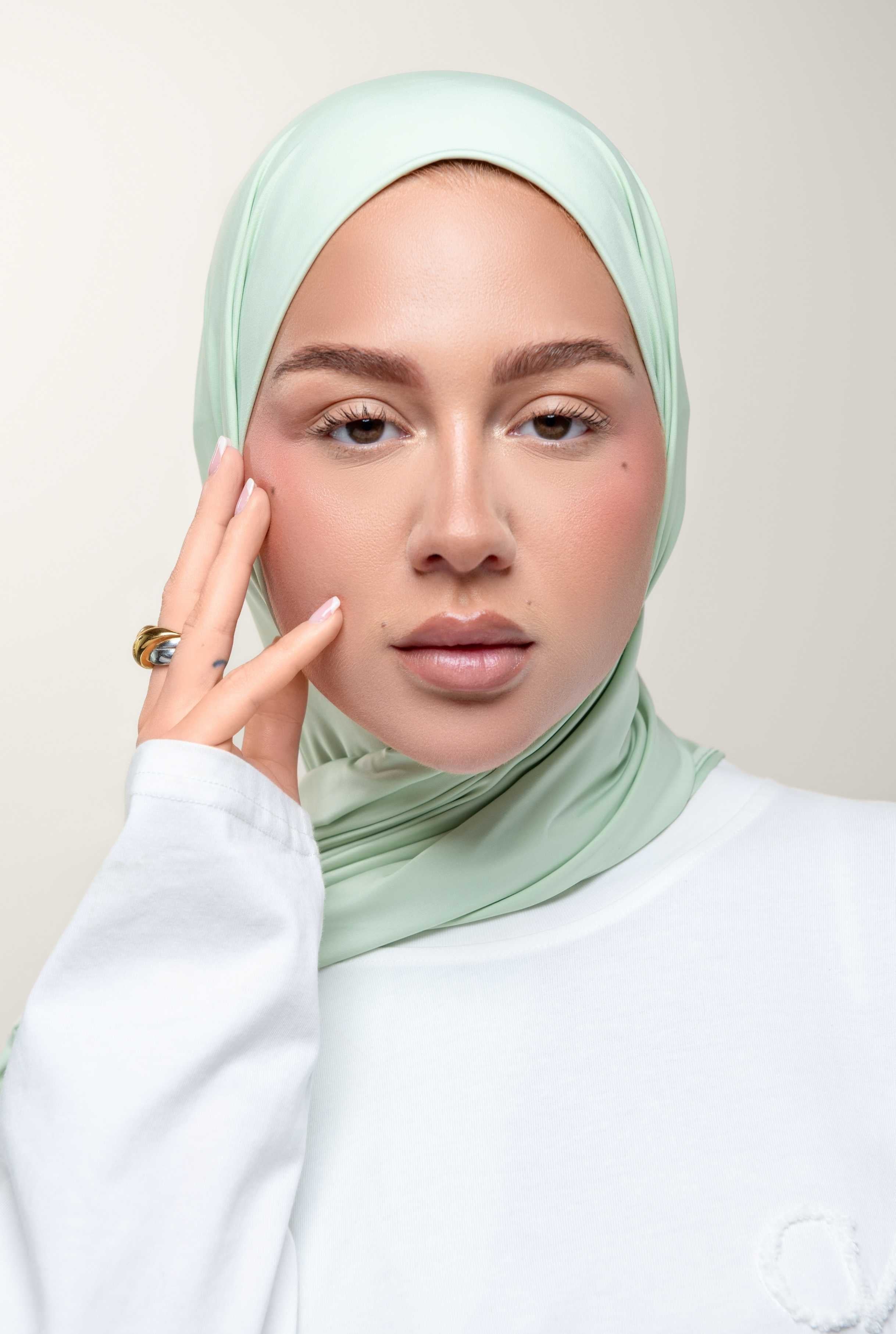 🎁 SILK JERSEY | VERT PASTEL (100% off)
